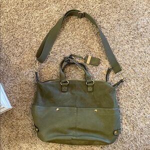 Moda Luxe Olive Green Tote Bag